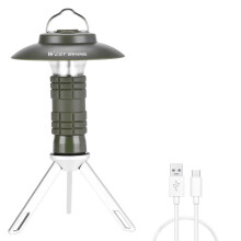 WEST BIKING Outdoor-Leuchtturm-Campinglampe, tragbare magnetische LED-Notfalltaschenlampe (Militärgrün): olivgrün