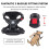 PoyPet Dog Harness Medium, No Pull with Front Clip & Neck Release Buckle 3
