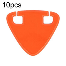 10 Fahrrad-Warnaufkleber für Nachtfahrten, doppelseitig (orange-rot), im Angebot.