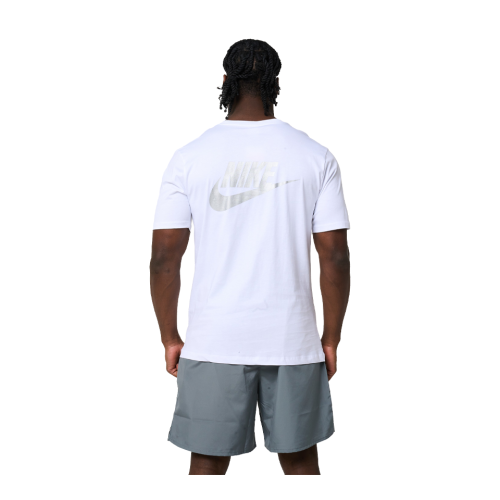 Nike Nike Multi Logo Tee White/Silver UK L 1
