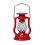 200802 Retro Solar Kerosene Lamp Shaped Handheld Lamp Home Decor Flame Lamp (Red):Red 1