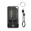 V10 Portable Keychain Light, USB Rechargeable High-Intensity Mini Flashlight (Black):black 1