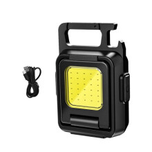 Doppelseitige COB-Taschenlampe, Mini-Schlüsselanhängerlampe, Campinglampe ohne Ständer: Ohne Ständer