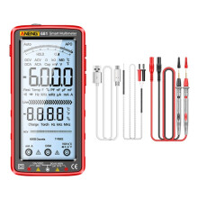 ANENG 681 LCD-Digitaldisplay-Multimeter mit intelligenter Reichweitenautomatik und Ladefunktion (Rot): 681 Rot