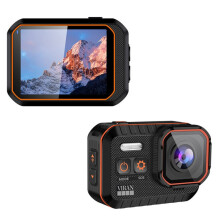 SC002 4K/60fps IP68 Wasserdichte WLAN-Mini-HD-Kamera für Outdoor-Sport und Tauchen, Farbe: Schwarz + 128 GB Speicherkarte: Schwarz + 128 GB