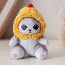 Carino gatto squalo gamberetti fritti gatto peluche ciondolo bambola bellissima stanza borsa auto decorazione ciondolo ap