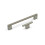 (60mm Pull) Brushed Nickel Knurled Cabinet Handle 160mm & Pull 14