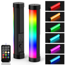 Leishi P100 RGB Tragbare, farbenfrohe Fotoleuchte mit Fernbedienung:P100