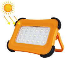 Tragbare, solarbetriebene 50-W-Campinglampe mit 32 LEDs, Magnetbefestigung, Notbeleuchtung, vier Helligkeitsstufen, Powerbank und Akkuanzeige