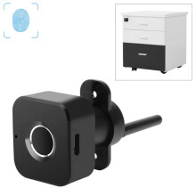 BP01-A Micro-USB-Ladeanschluss, dreifacher Schublade, intelligentes Halbleiter-Fingerabdruckschloss (Farbe: Schwarz): Entriegelung für Linkshänder