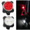 COB LED chips, USB rechargeable, four-level dimming, waterproof, bicycle front and rear light kit, red + white light, 650MA.:Red + White Light 1