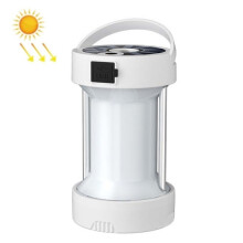 Campinglampe, Notleuchte, multifunktionale Zeltleuchte, solarbetriebene, wiederaufladbare LED-Hochleistungs-Campinglampe (weißes Modell): Hourglass B