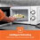 GEEPAS (White) Geepas Kettle, 4 Slice Toaster and 20L Mini Oven 3