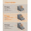 FEANDREA Feandrea 3-Step Dog Stairs, Waffle-Patterned Corduroy Dog Steps for Bed, Sofa, W 6