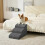 Dripex Dripex 3-Step Curved Dog Stairs Grey 7