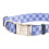 Rosewood Rosewood Blue Checkerboard Dog Collar – Adjustable Pet Collar for Small, Medium, 2