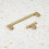 (60mm Knob Pull) Brass Knurled Gold Cabinet Pulls 12