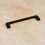 (128mm Handle) Matt Black Squared Angled Slim Cabinet Handles 5