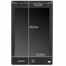 Tekentablet 12" zwart KRUZZEL 22456