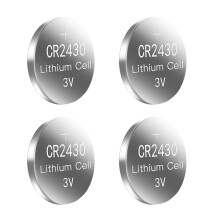 5 Stück Lithuim Cell Button 3 V CR2430 Lithium-Batterien für