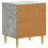 VidaXL vidaXL Bedside Table Concrete Grey 43 x 34.5 x 50 cm Engineered Wood 4