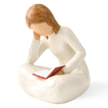 Beeldje van een Lezende Denker, een Leuk Cadeau voor Boekenliefhebbers, Zoals Vrouwelijke Lezers, Afgestudeerden, Studenten en Docenten, voor op de