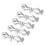 Collar Fixed Pin Anti-exposure Bowknot Temperament-Silver 1