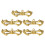 All-matched jas broche temperament strik corsage pin-Goud 1