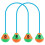 2 Pcs Reusable Through Door Diving Ring Underwater Toy-1.5 m 1