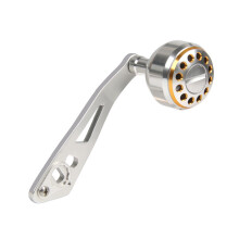 Single Fishing Reel Handle Replacement-Metal ball silver