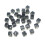 200Pcs 8mm Acrylic Blank Six Sided Dices Clear Role-Grey 1