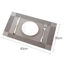Rutschfeste und hitzebeständige Tischsets – 3er-Pack SilverGrey