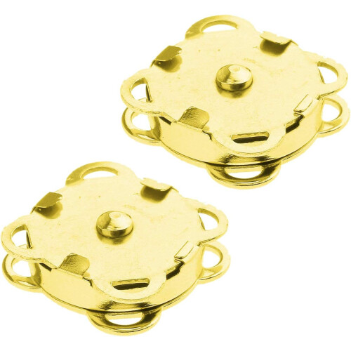 Elemente de fixare magnetice de 18 mm pentru cusut, pachet de 10 Gold 2