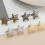 Star Pant Pin Instant Button Jean Button Pins No-Waffenschwarz 8