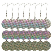 24PCS/Set Bird Repellent Discs Reflective Hanging Device to Keep Birds Like Woodpeckers for Pigeons Woodpeckers