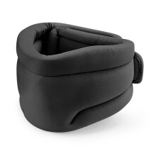 Breathable headrest for support and pain relief Black
