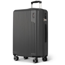 LUGG 28inch Vacay Suitcase, ABS Luggage with TSA Indent Lock, 76.5 x 50.5 x 30cm, 98L, Gunmetal