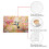 Absorbent Soft Placemats Non-Slip 6-Pack Hummingbird Peach 6