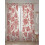 Sheer Curtains Abstract Paisley Red Flower Pattern 52x96 5