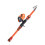 Kids Fishing Rod Set Telescoping 1.65M Red 2-Pack 4