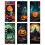 Halloween Pumpkin Ghost Door Cover 1 Piece 5