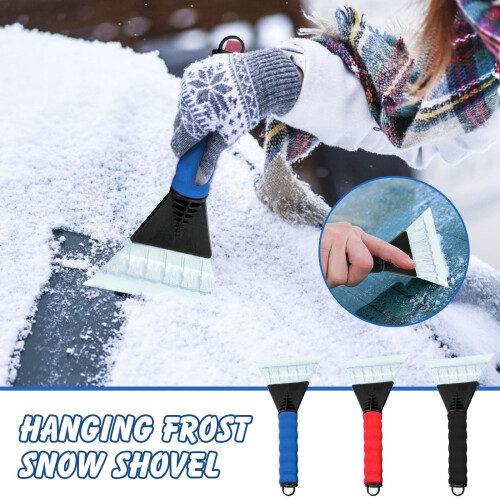 Snow Removal Shovel Heavy Duty Wheeled Ice Scraper 2