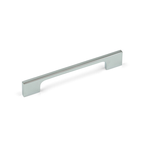 (128mm Handle ) Polished Chrome Slim Square Cabinet Handles