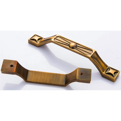 Gold Brass Cabinet Knobs Zinc Alloy 2-Pack 2