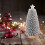 Silver Christmas Tree Desktop Decoration Plastic 21x8x8 cm 6
