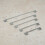 (192mm Handle) Polished Chrome Slim Square Cabinet Handles 11