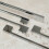 (192mm Handle) Polished Chrome Slim Square Cabinet Handles 12