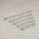 (192mm Handle) Polished Chrome Slim Square Cabinet Handles 9