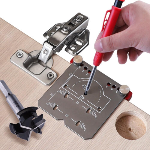 Aluminum Alloy Hinge Jig 35mm for Concealed Hinges 2