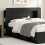 VidaXL vidaXL Headboard Cabinet with Storage Black Engineered Wood 2